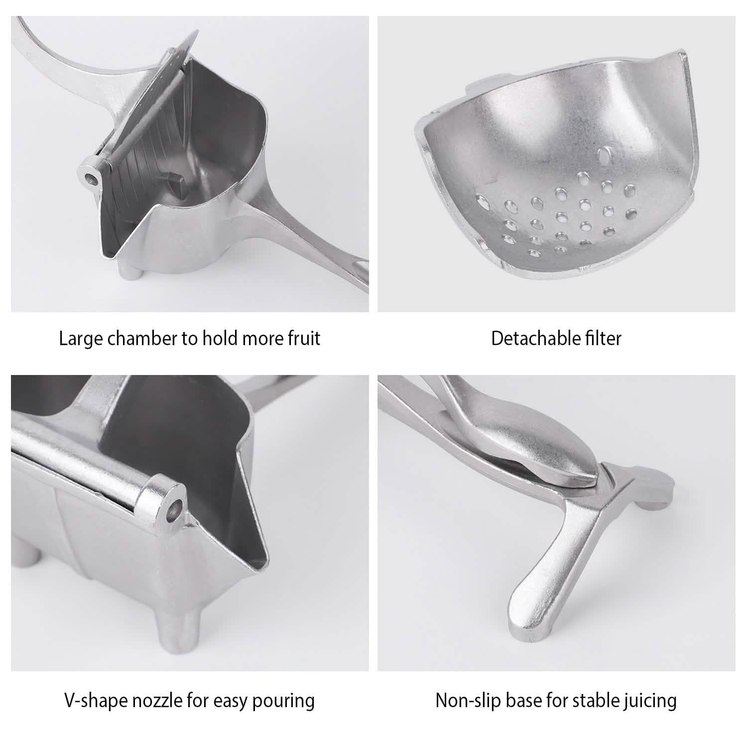 Heavy Duty Manual Fruit Juice Extractor Kitchen Tools & Gadgets - Tophatter Daily Deals
