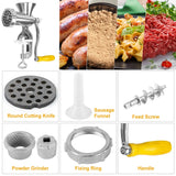 Heavy Duty Manual Meat Grinder Kitchen Appliances - Tophatter Daily Deals