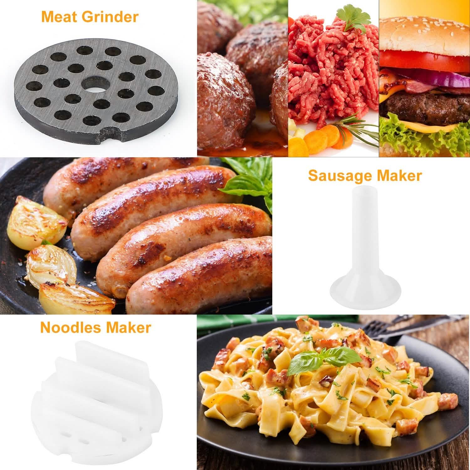 Heavy Duty Manual Meat Grinder Kitchen Appliances - Tophatter Daily Deals