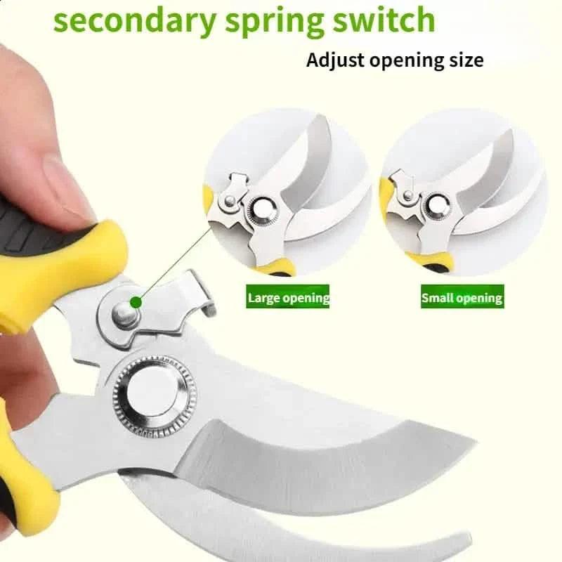 Heavy Duty Pruning Shears with Rust Proof Stainless Steel Blades Handheld Gardening Tools Garden & Patio - Tophatter Daily Deals