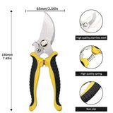 Heavy Duty Pruning Shears with Rust Proof Stainless Steel Blades Handheld Gardening Tools Garden & Patio - Tophatter Daily Deals