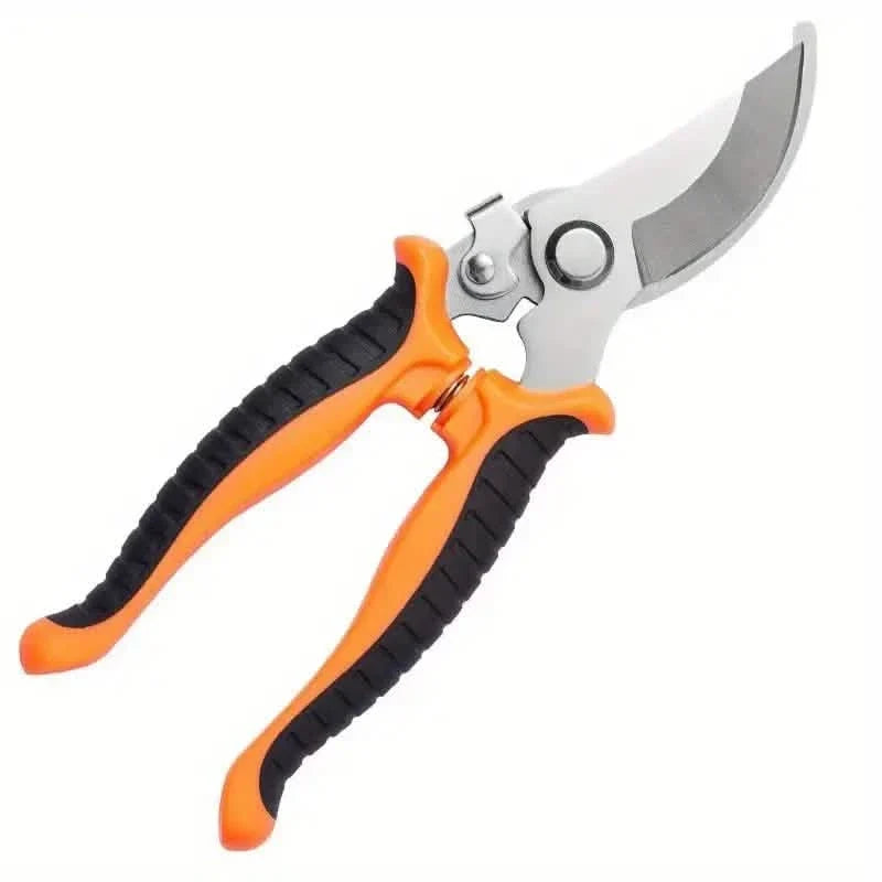 Heavy Duty Pruning Shears with Rust Proof Stainless Steel Blades Handheld Gardening Tools Orange Garden & Patio - Tophatter Daily Deals