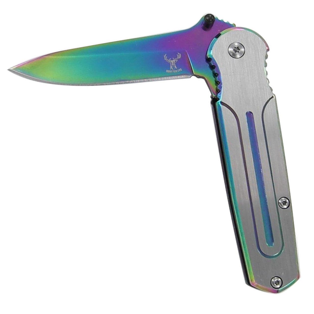 Heightened Senses Hunt For Life Pocket Knife Knives - Tophatter Daily Deals