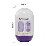 Pretty Love Cupid X Smooth Stripes – Textured Masturbator > Sex Toys For Men > Masturbators Cup - Tophatter Daily Deals