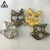 Hellcat Two finger Brass Knuckles Metal Cat-GS137 BRASSKNUCKLE - Tophatter Daily Deals
