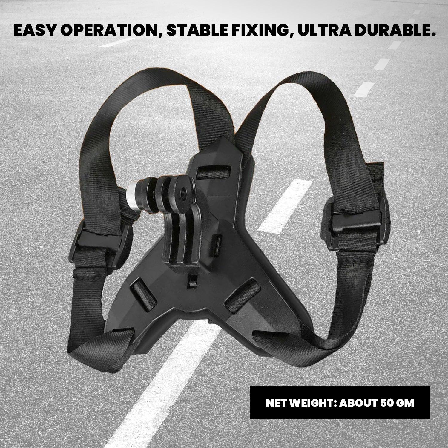 Helmet Camera Mount - Motorcycle Helmet Chin Strap Mount For Gopro Hero 9 8 7 5 Osmo Action Camera UK Sports & Outdoor - Tophatter Daily Deals