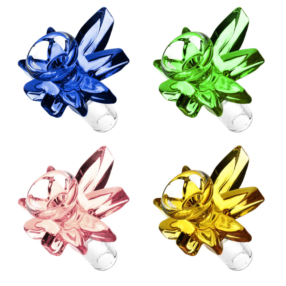 Pot Leaf Herb Slide Bong Bowls - Tophatter Daily Deals