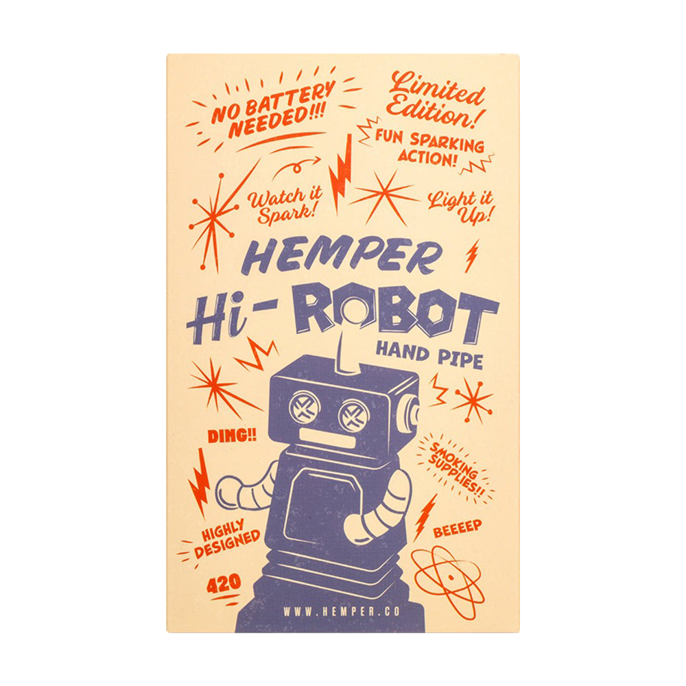 Hemper Hi-Robot Hand Pipe Hand Pipes - Tophatter Daily Deals