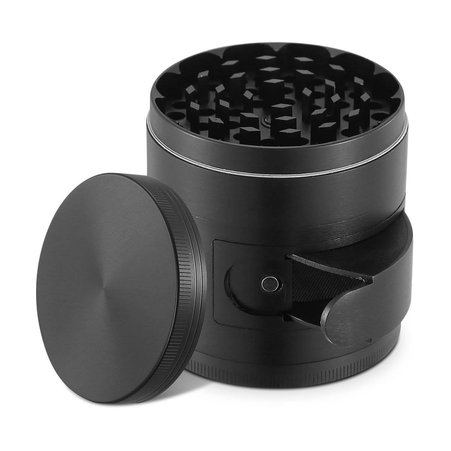 Herb Spice Tobacco Grinder Black Kitchen Tools & Gadgets - Tophatter Daily Deals