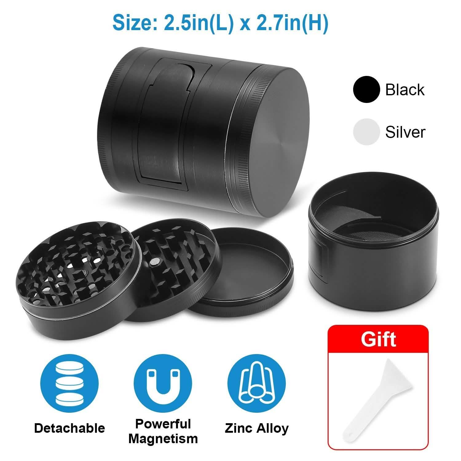 Herb Spice Tobacco Grinder Kitchen Tools & Gadgets - Tophatter Daily Deals