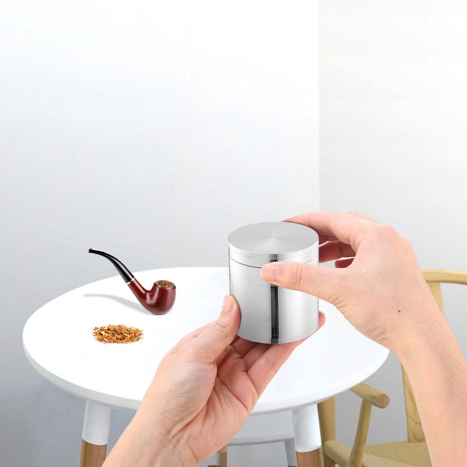 Herb Spice Tobacco Grinder Kitchen Tools & Gadgets - Tophatter Daily Deals