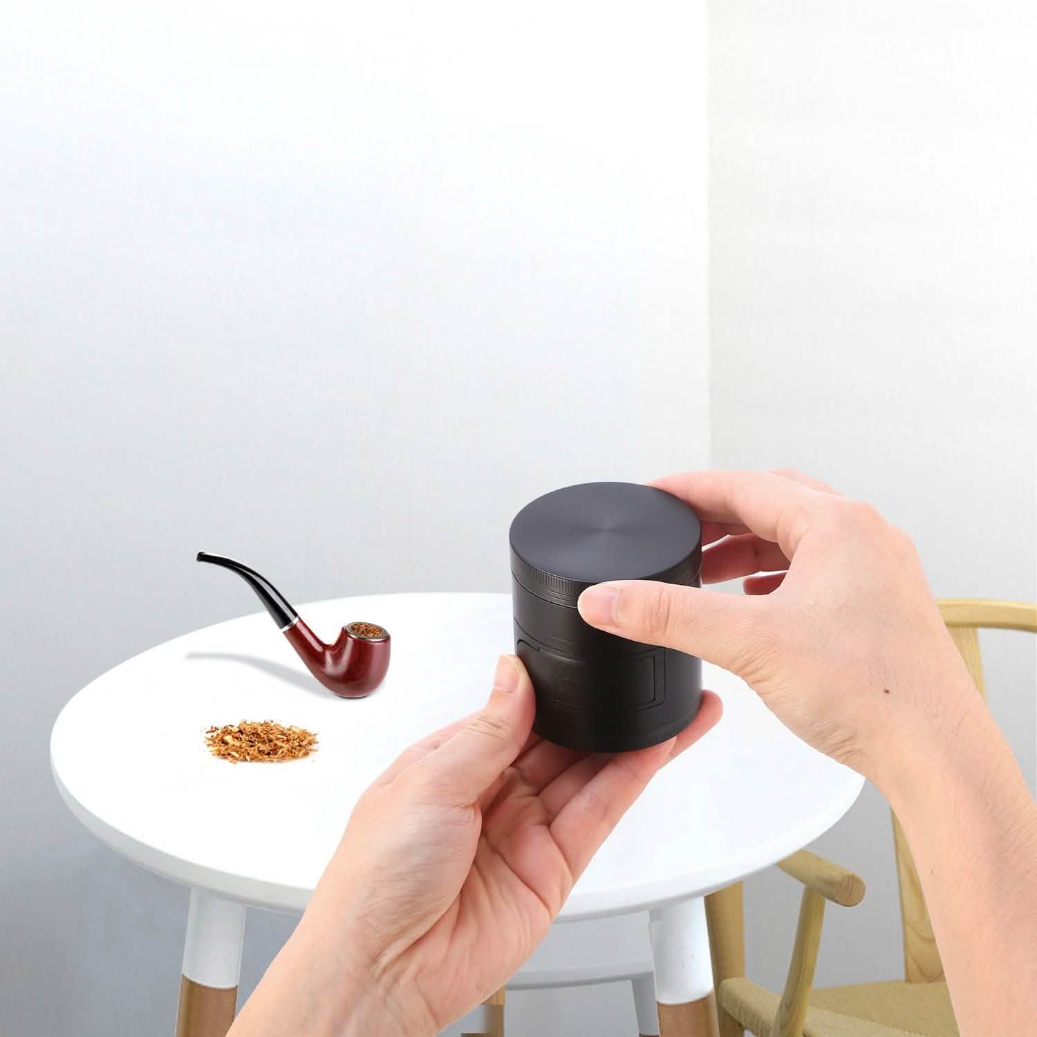 Herb Spice Tobacco Grinder Kitchen Tools & Gadgets - Tophatter Daily Deals