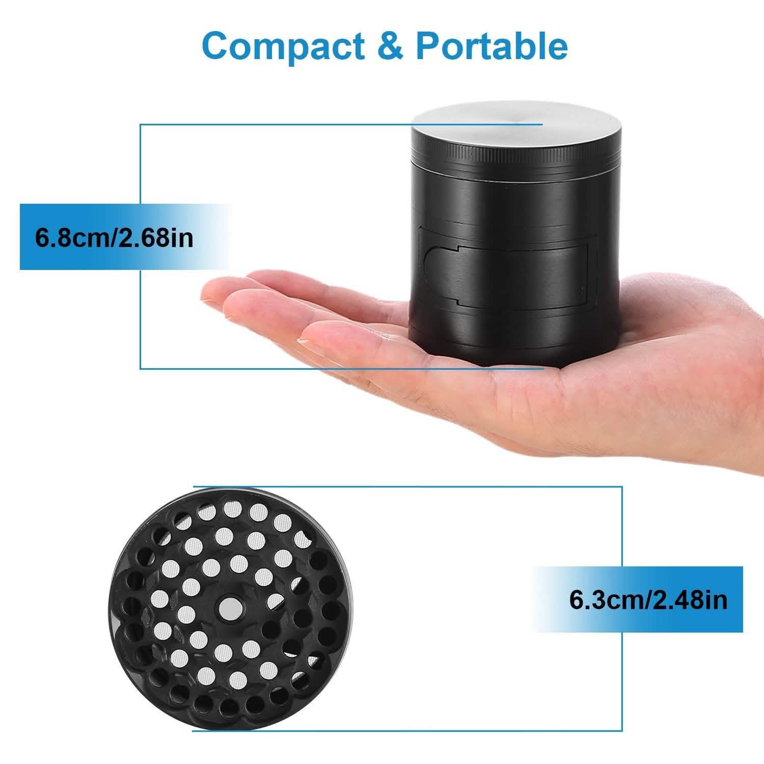 Herb Spice Tobacco Grinder Kitchen Tools & Gadgets - Tophatter Daily Deals