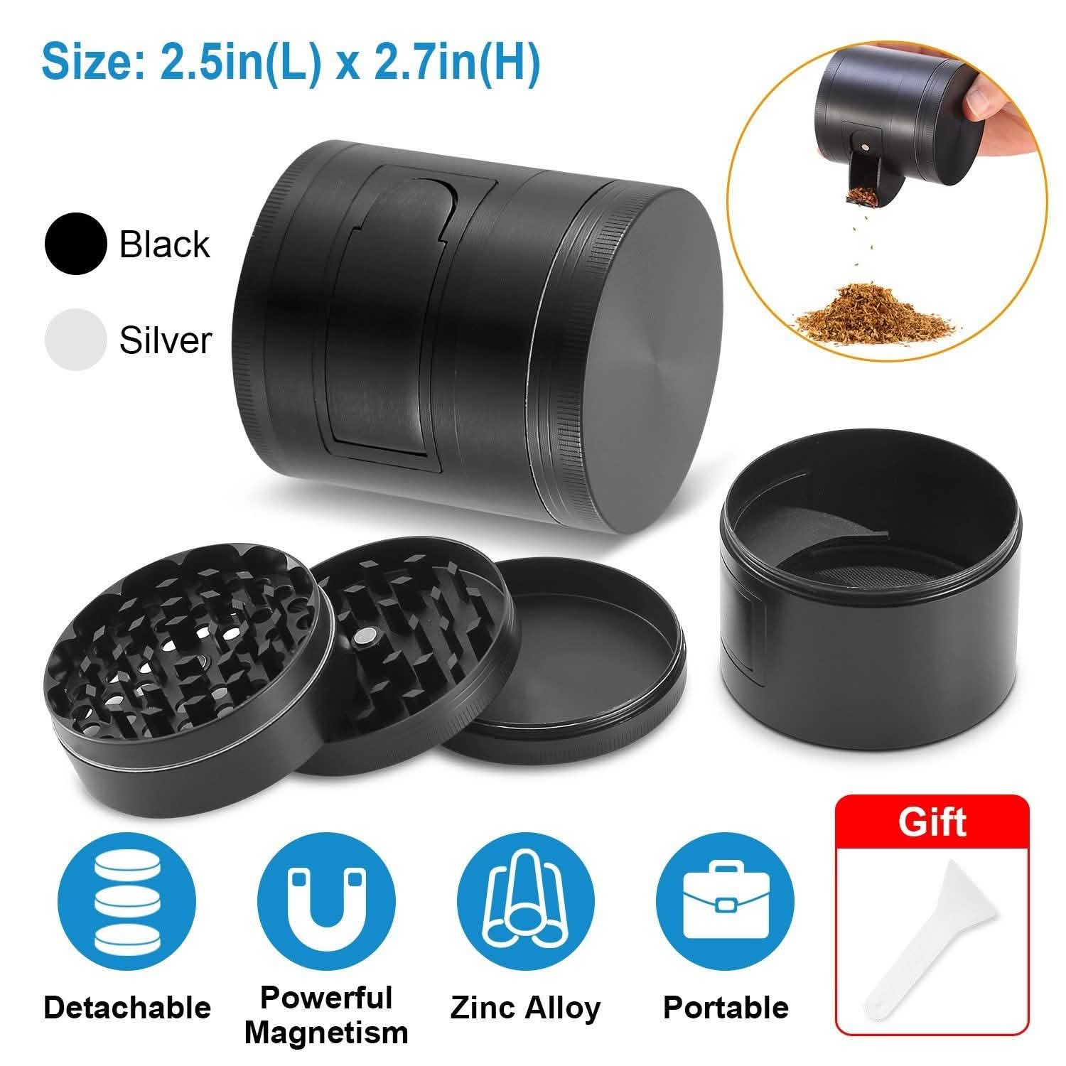 Herb Spice Tobacco Grinder Kitchen Tools & Gadgets - Tophatter Daily Deals