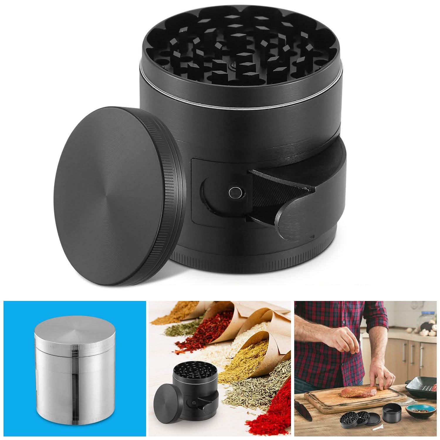 Herb Spice Tobacco Grinder Kitchen Tools & Gadgets - Tophatter Daily Deals