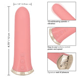 Uncorked Rosé Mini Silicone Vibrator 3 Inch Pink Massager with 10 Speeds > Vibrators > Standard Vibrators - Tophatter Daily Deals