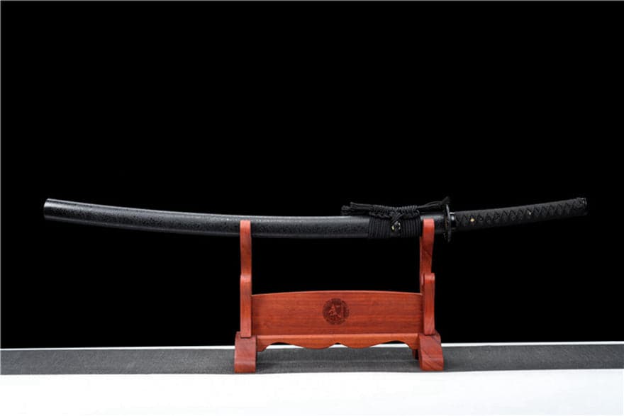 High-performance Japanese Tachi Odachi Sparrow High Manganese Steel Black Blade - Tophatter Daily Deals