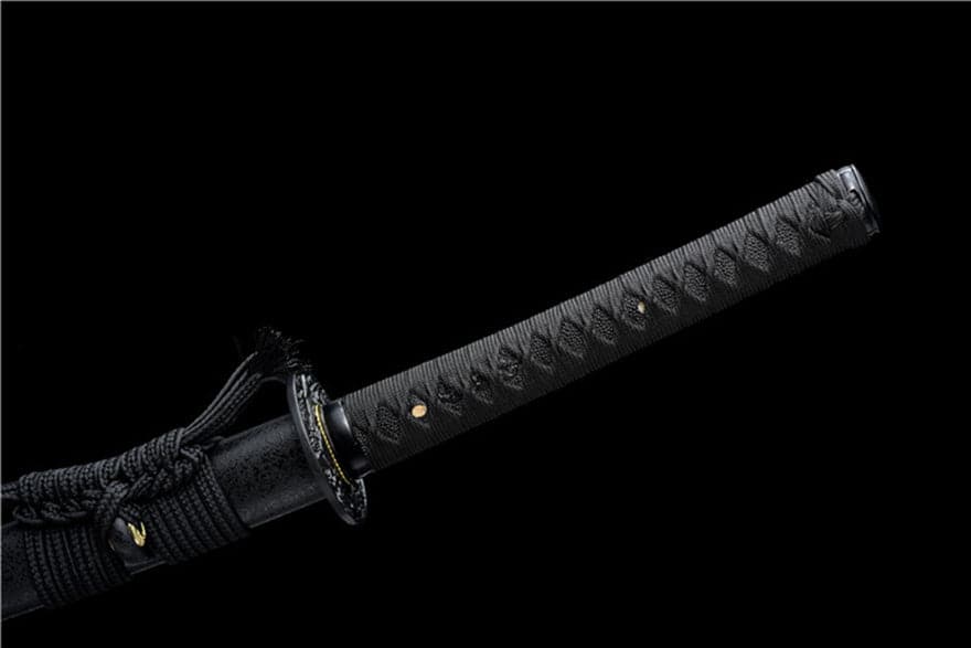 High-performance Japanese Tachi Odachi Sparrow High Manganese Steel Black Blade - Tophatter Daily Deals