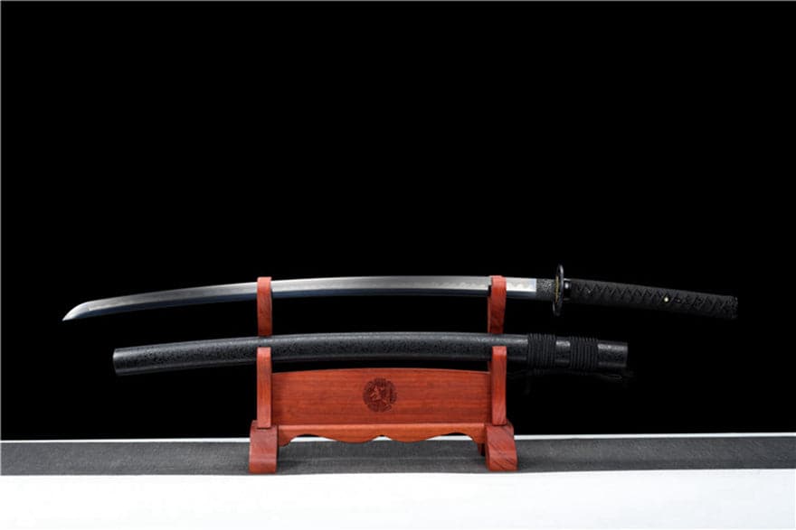 High-performance Japanese Tachi Odachi Sparrow High Manganese Steel Black Blade - Tophatter Daily Deals