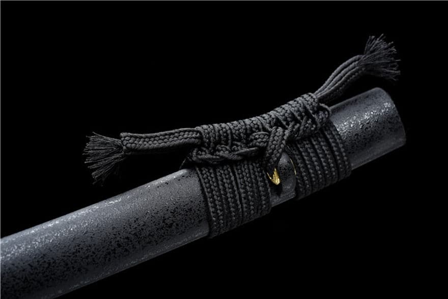 High-performance Japanese Tachi Odachi Sparrow High Manganese Steel Black Blade - Tophatter Daily Deals