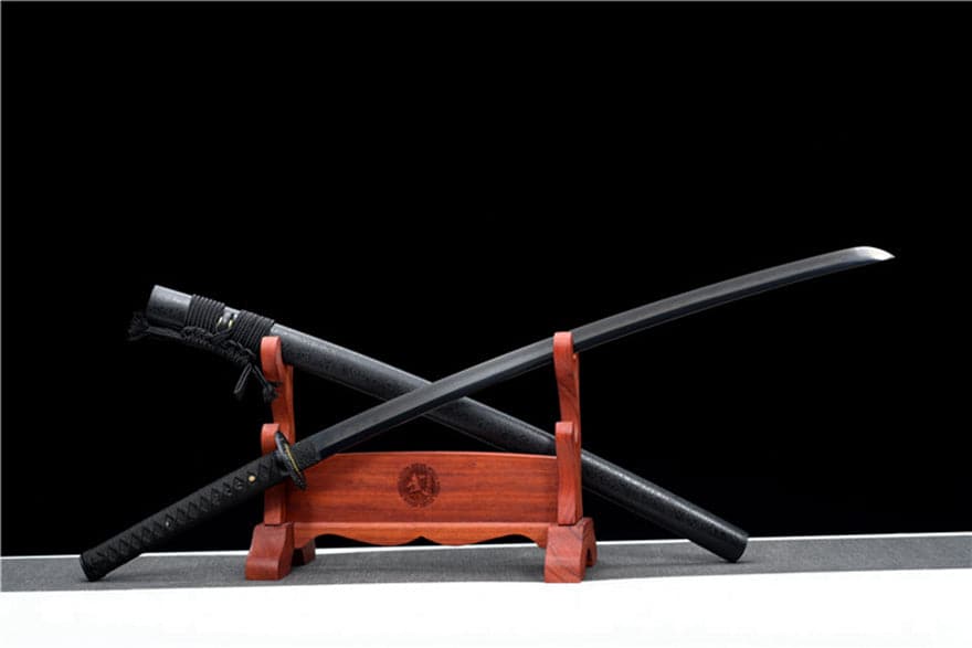 High-performance Japanese Tachi Odachi Sparrow High Manganese Steel Black Blade - Tophatter Daily Deals