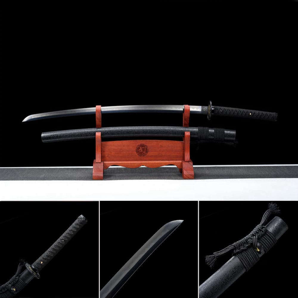 High-performance Japanese Tachi Odachi Sparrow High Manganese Steel Black Blade - Tophatter Daily Deals