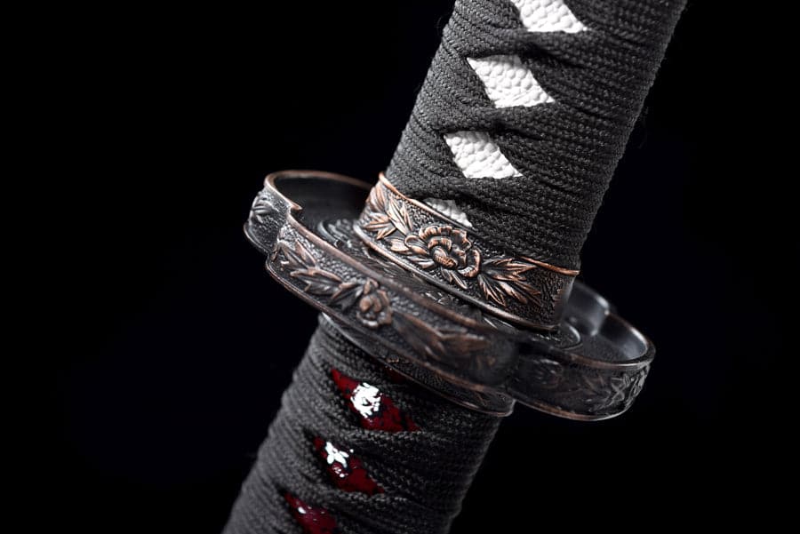 High-performance Japanese Tachi Odachi Wild Lion T10 Red scabbard - Tophatter Daily Deals