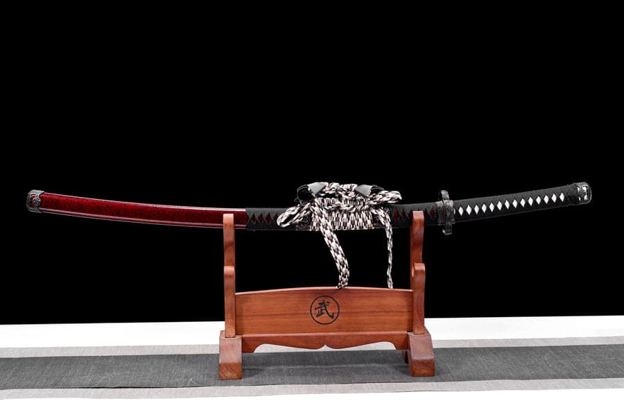 High-performance Japanese Tachi Odachi Wild Lion T10 Red scabbard - Tophatter Daily Deals