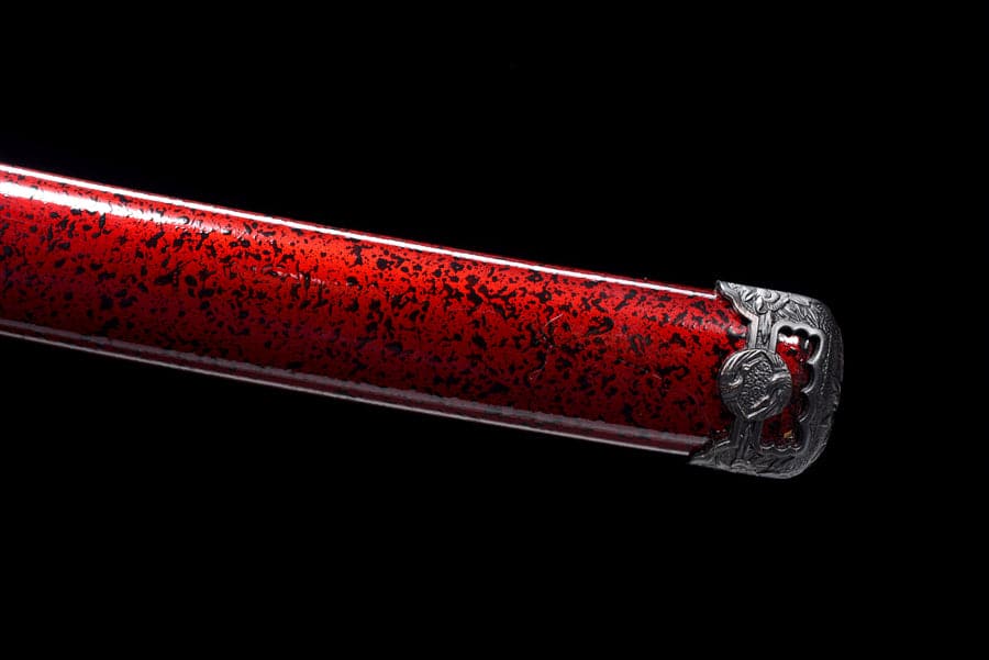 High-performance Japanese Tachi Odachi Wild Lion T10 Red scabbard - Tophatter Daily Deals