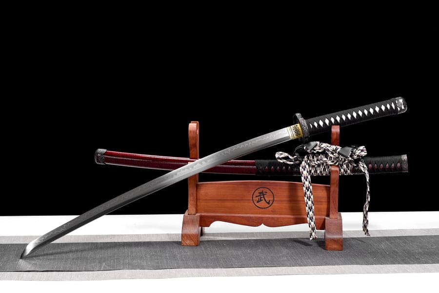 High-performance Japanese Tachi Odachi Wild Lion T10 Red scabbard - Tophatter Daily Deals