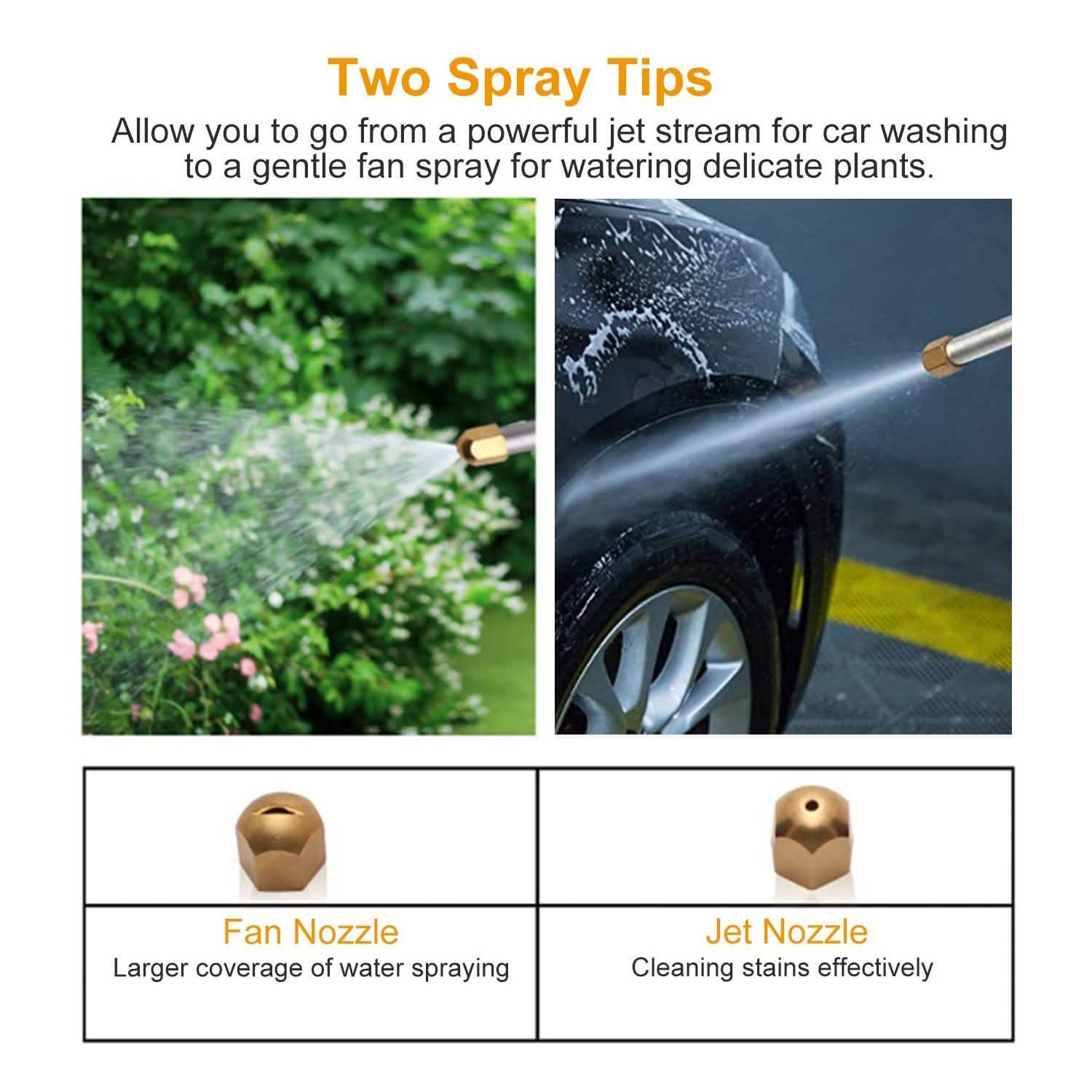 High Pressure Water Wash Jet Fan Garden & Patio - Tophatter Daily Deals