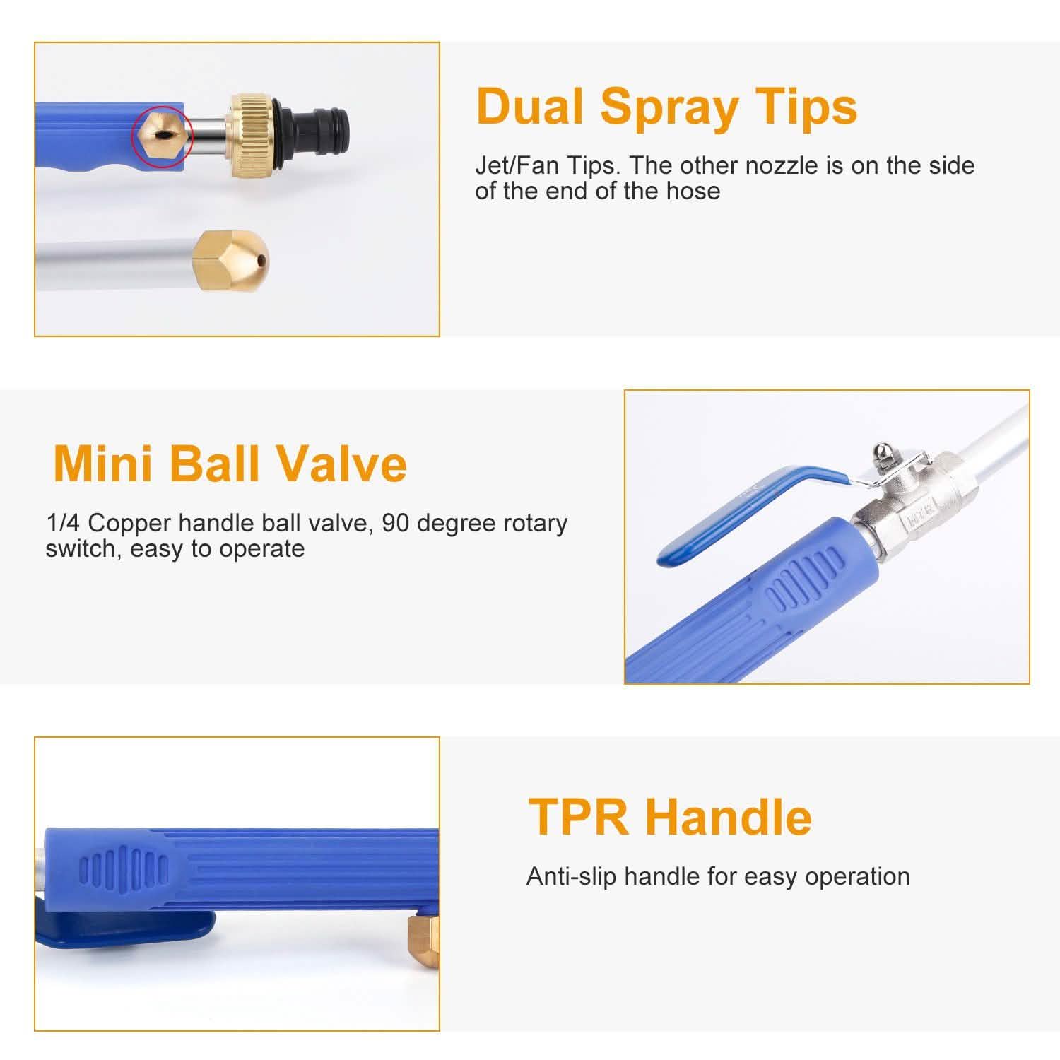 High Pressure Water Wash Jet Fan Garden & Patio - Tophatter Daily Deals