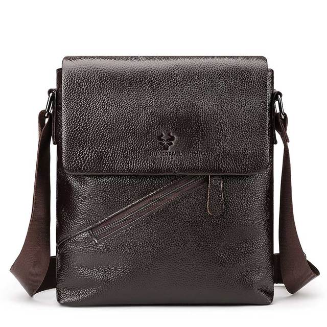 High Quality Travel Messenger Bags Business Brown Bag - Tophatter Daily Deals