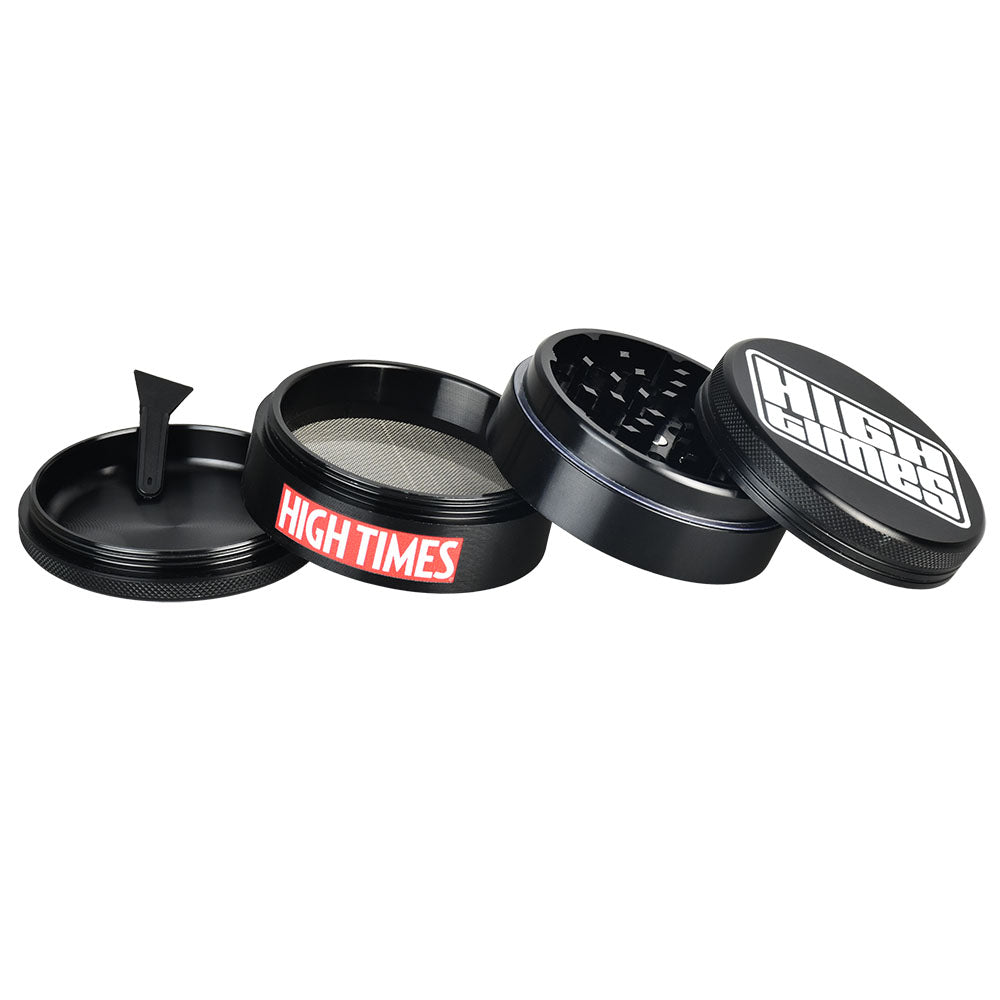 High Times® Black Metal Grinder | 4pc | 2.5