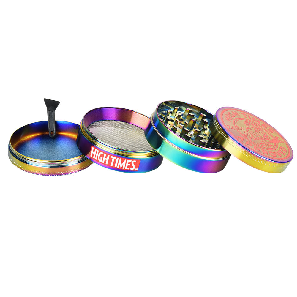 High Times® Rainbow Metal Grinder | 4pc | 2.5