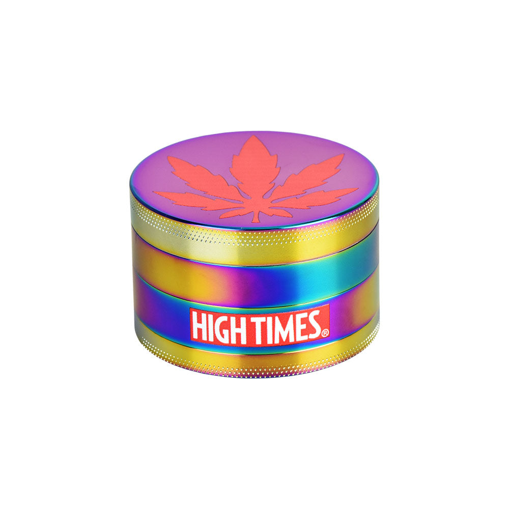 High Times® Rainbow Metal Grinder | 4pc | 2.5" Grinders - Tophatter Daily Deals