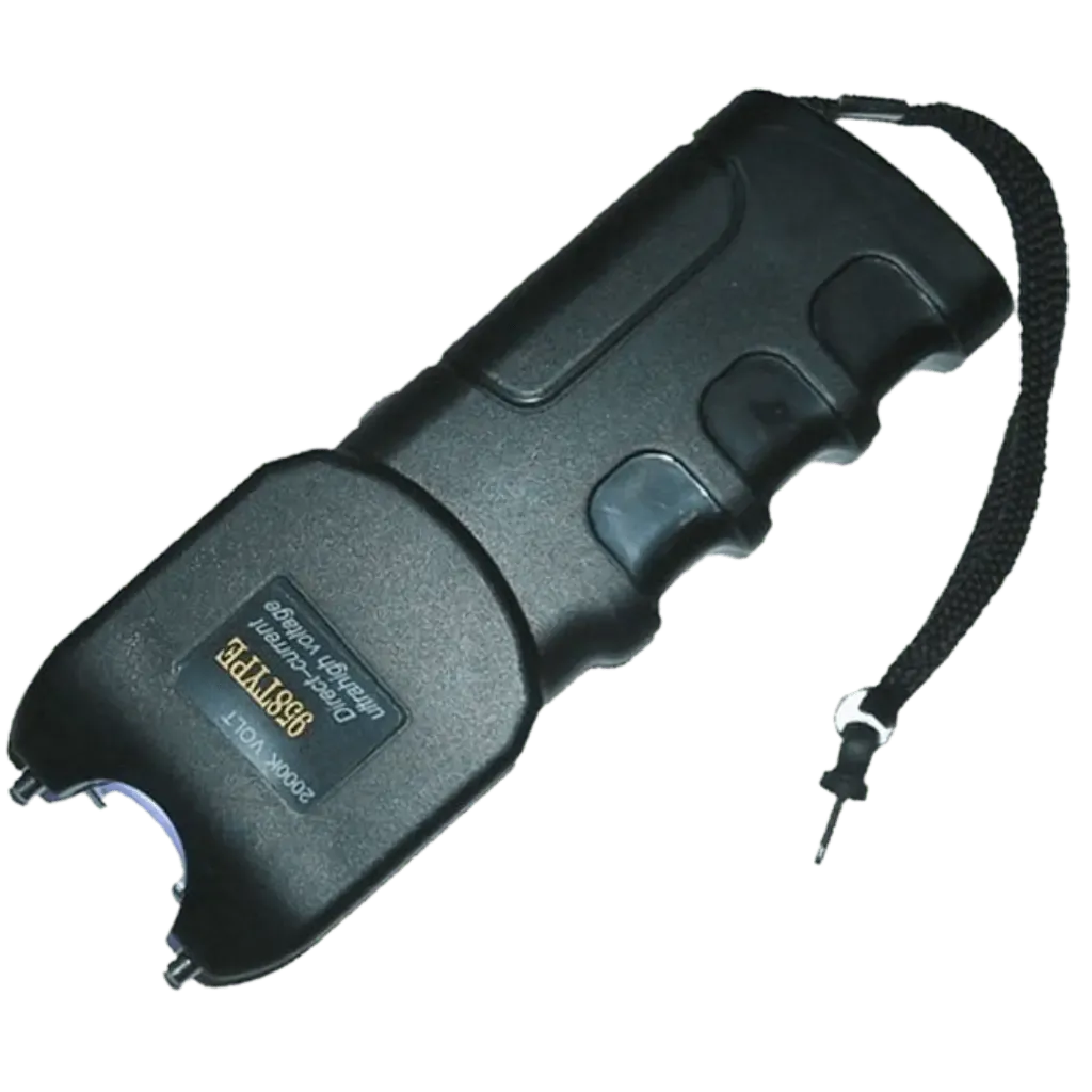HIGH VOLTAGE STUN GUN WITH FLASHLIGHT - 958 - Tophatter's Army Deals SELF DEFENSE - Tophatter Daily Deals