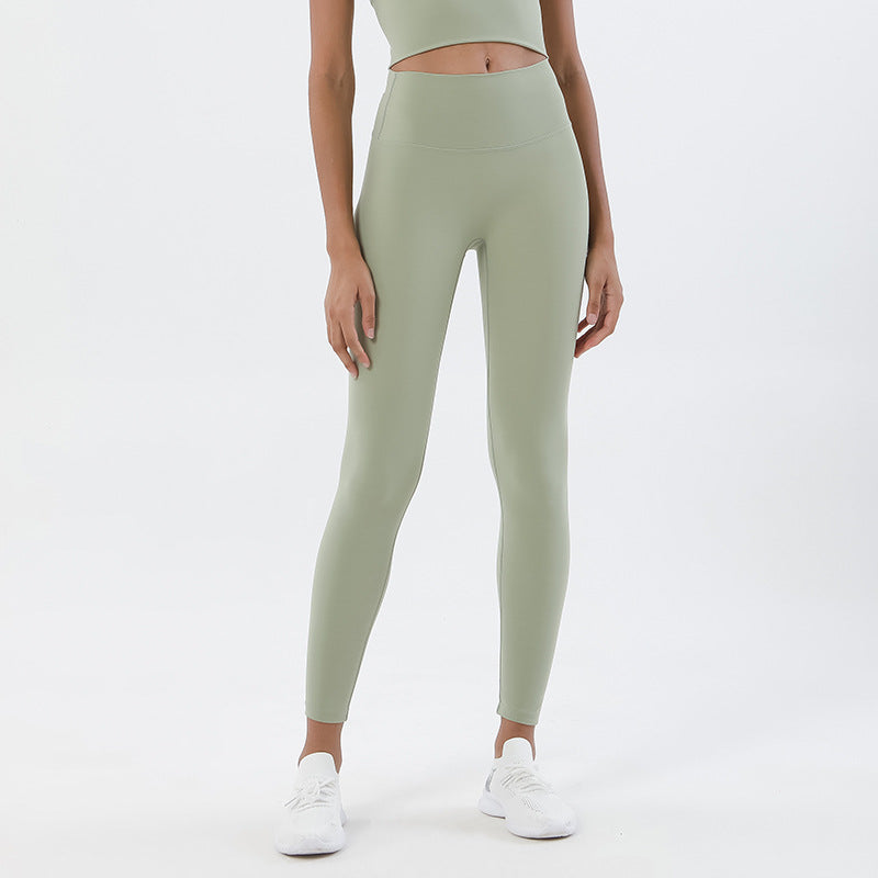 Woman Yoga Pants High Waist Fitness Sports Leggings Avocado Green Leggings - Tophatter Daily Deals
