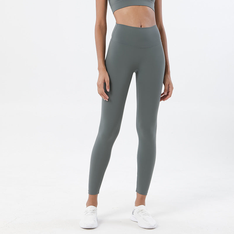 Woman Yoga Pants High Waist Fitness Sports Leggings Bamboo Green Leggings - Tophatter Daily Deals