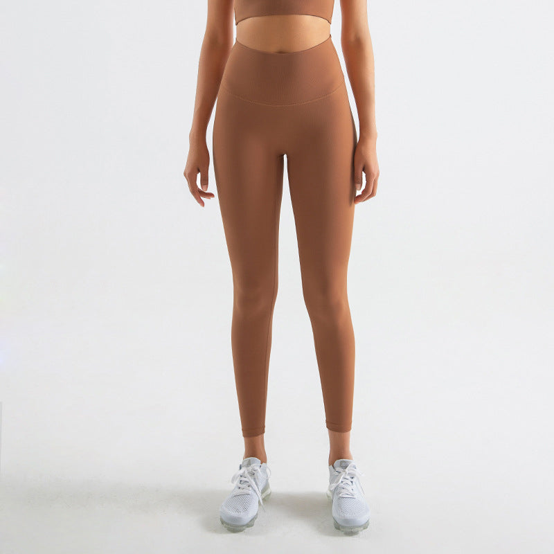 Woman Yoga Pants High Waist Fitness Sports Leggings Desert Sunlight Leggings - Tophatter Daily Deals