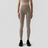 High Waist Fitness Workout Seamless Sports Leggings Khaki Leggings - Tophatter Daily Deals