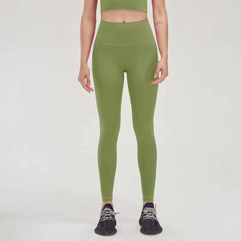 High Waist Fitness Workout Seamless Sports Leggings Matcha Green Leggings - Tophatter Daily Deals