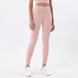 High Waist Fitness Workout Seamless Sports Leggings Peach Orange Leggings - Tophatter Daily Deals