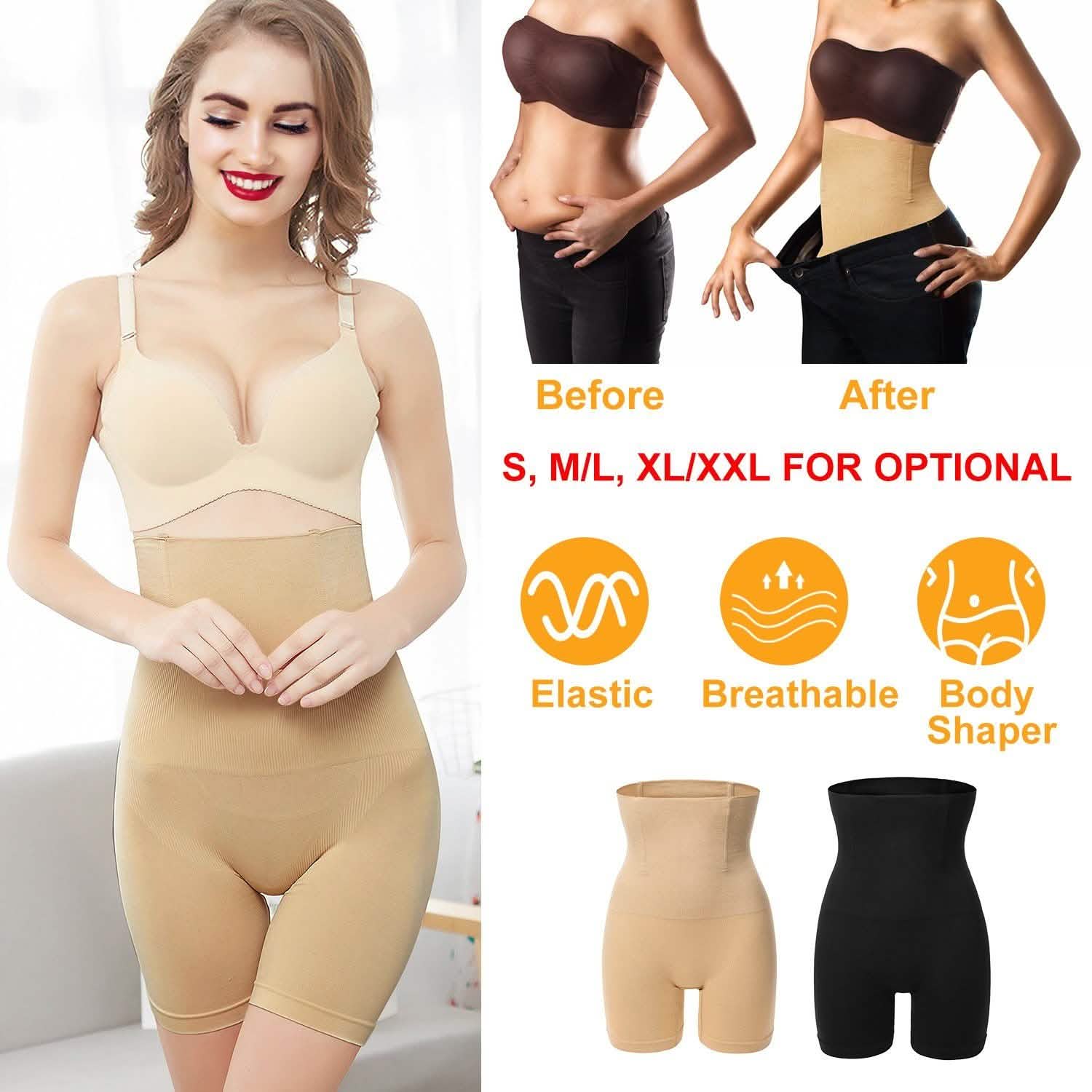 High Waist Shapewear Seamless Tummy Control Panties Women's Lingerie - Tophatter Daily Deals