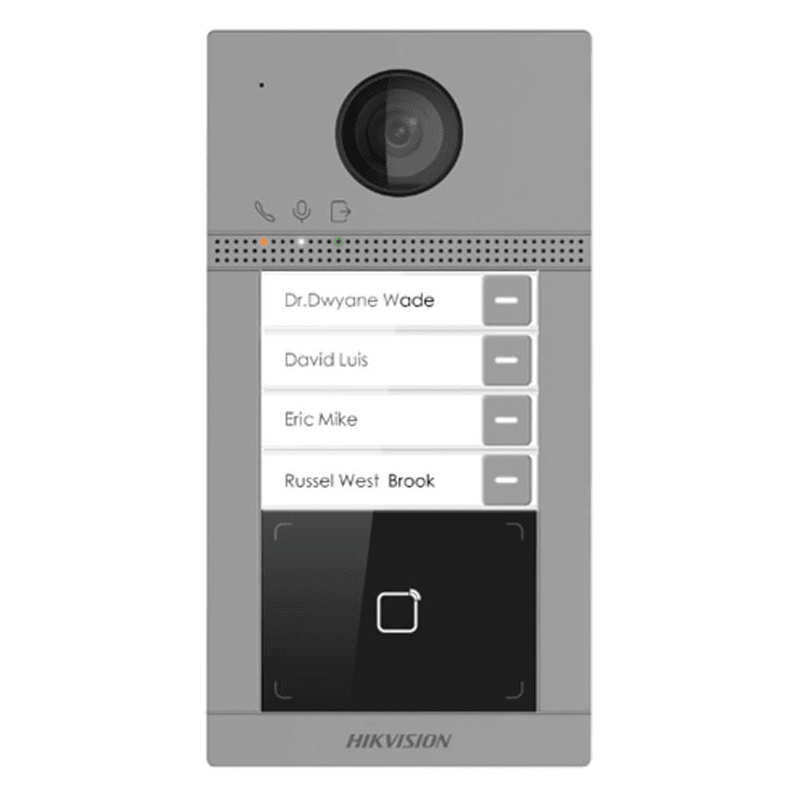 HIK 4 BUTTON METAL DOOR STATION - Tophatter's Army Deals CCTV - Tophatter Daily Deals