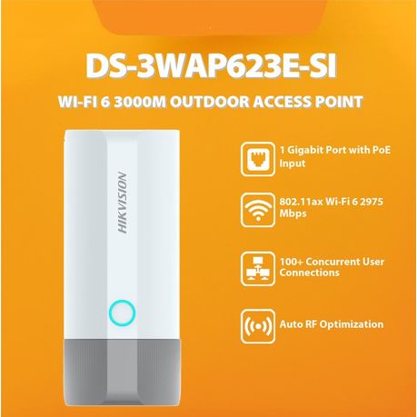 HIKVISION 3000M WIFI 6 OUTDOOR ACCESS POINT - Tophatter's Army Deals CCTV - Tophatter Daily Deals