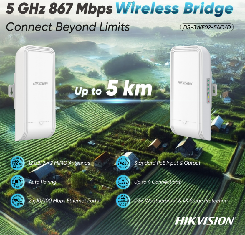 HIKVISION 5GHZ WIRELESS OUTDOOR CPE - Tophatter's Army Deals OUTDOOR - Tophatter Daily Deals