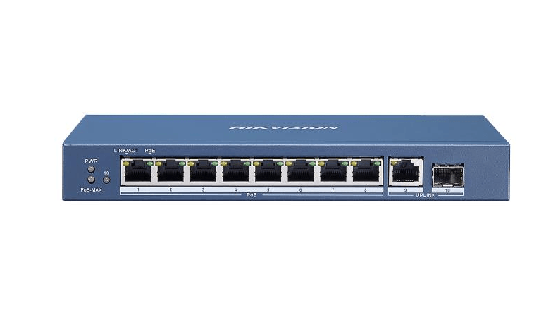 HIKVISION 8 PORT GIGABIT UNMANAGED POE SWITCH - Tophatter's Army Deals CCTV - Tophatter Daily Deals