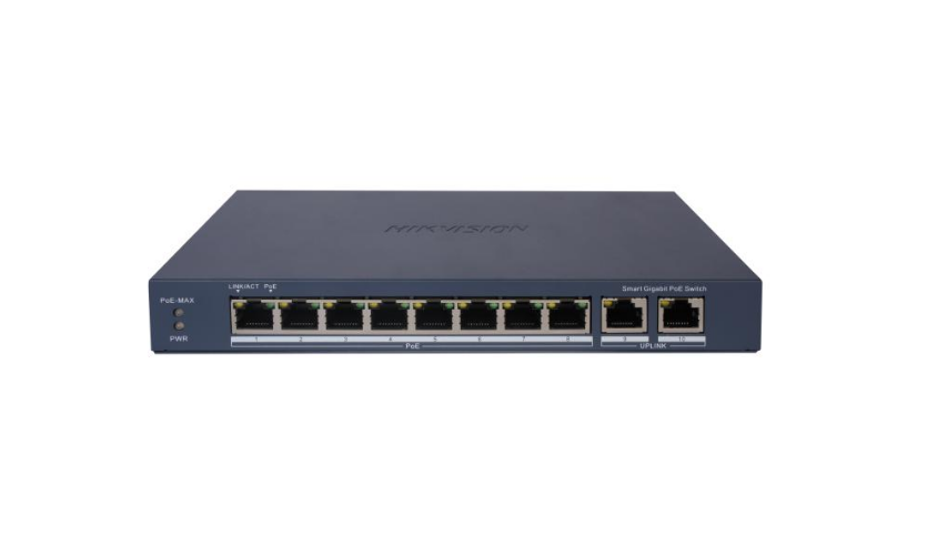 HIKVISION 8 PORT SMART POE SWITCH DS-3E1510P-EI - Tophatter's Army Deals CCTV - Tophatter Daily Deals