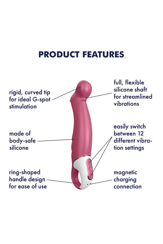 Satisfyer - Petting Hippo Vibrator - Pink Sex Toy - Tophatter Daily Deals